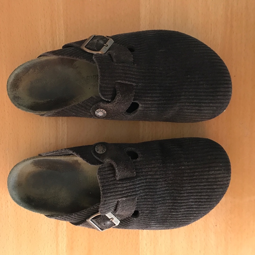 Birkenstock Corduroy Slip-on Clog Sandals