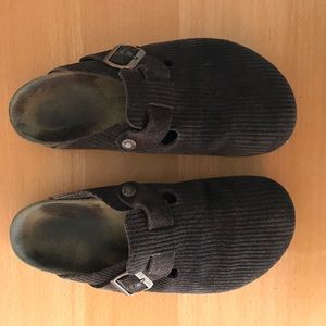Birkenstock Corduroy Slip-on Clog Sandals