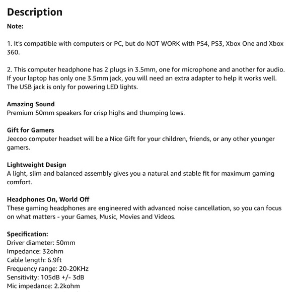 computer headphones mic detail - Picture 1 of 2