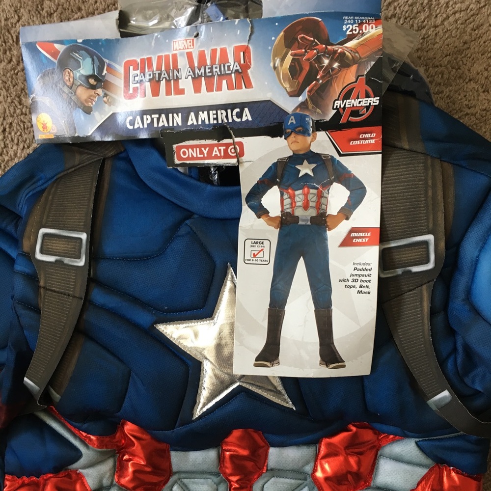 ❌sold❌Kids Captain America Costume