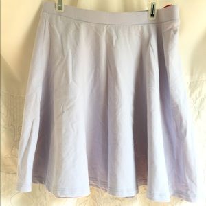 forever21 light blue skater skirt