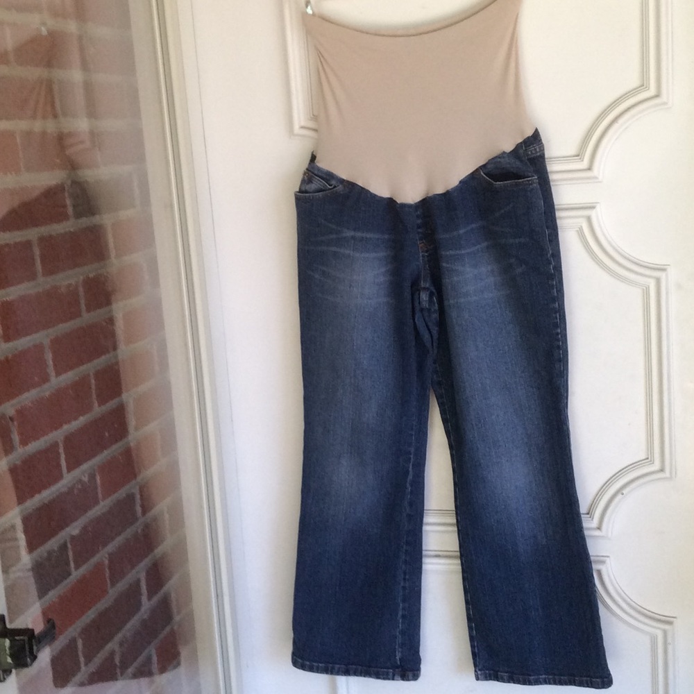 Motherhood Maternity cropped jeans Petite L
