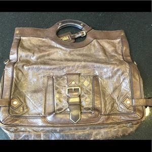 L.A.M.B. All leather handbag
