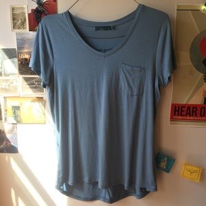 Soft Blue Prana Top