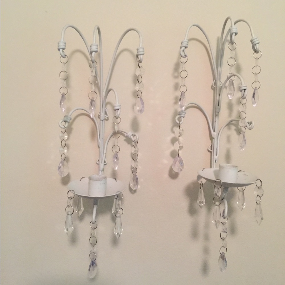 Set of 2 taper candle opera holders...
