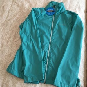 Columbia rain jacket.