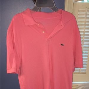 Men's Vineyard Vines Polo Pink Medium