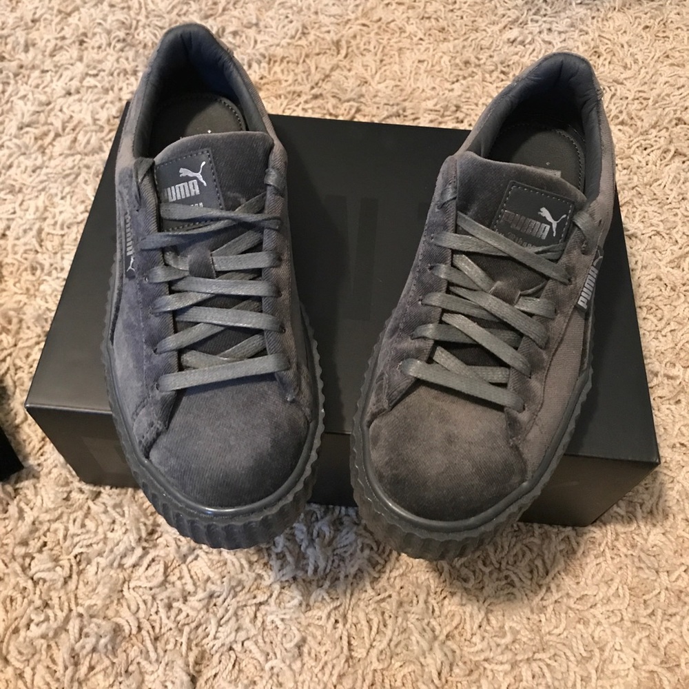 Puma x Rihanna Fenty Creepers "Velvet" in Grey