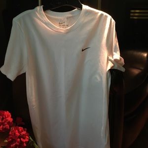 Nike white dry-fit tee