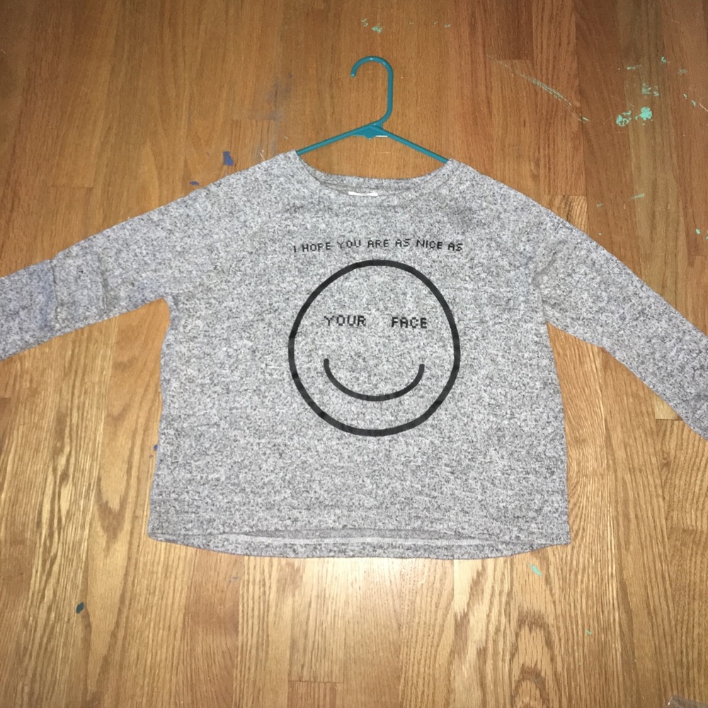 Grey Crop Top,