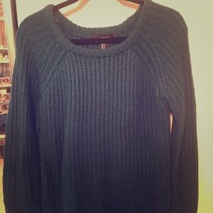 Forever 21 Teal blue knit sweater NWOT