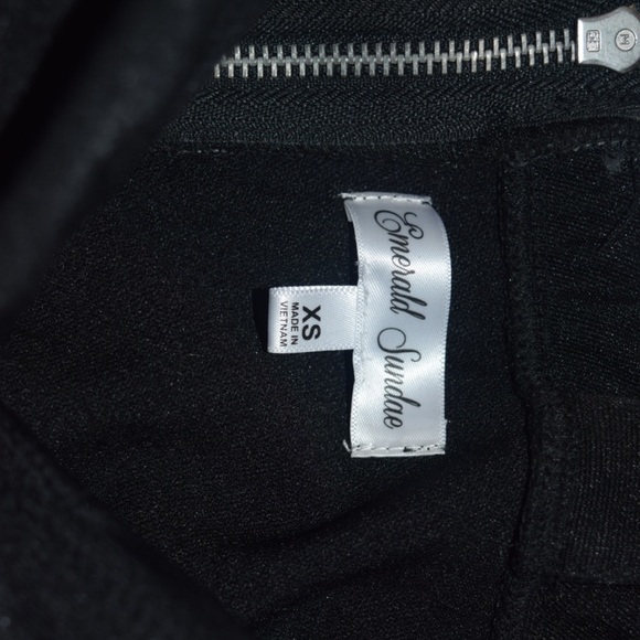 Tight black formal dress, bodycon, short dress - Picture 5 of 5