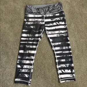 Striped Lululemon crops
