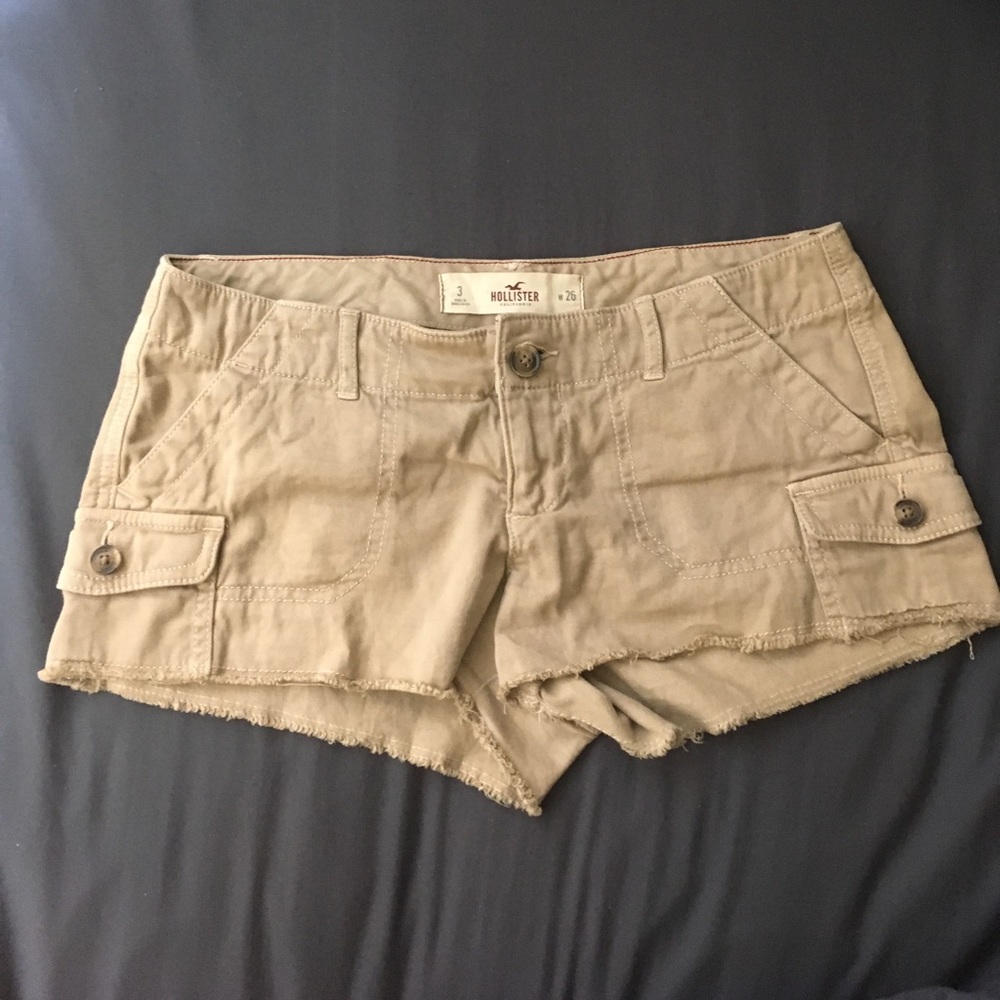 Tan Hollister shorts