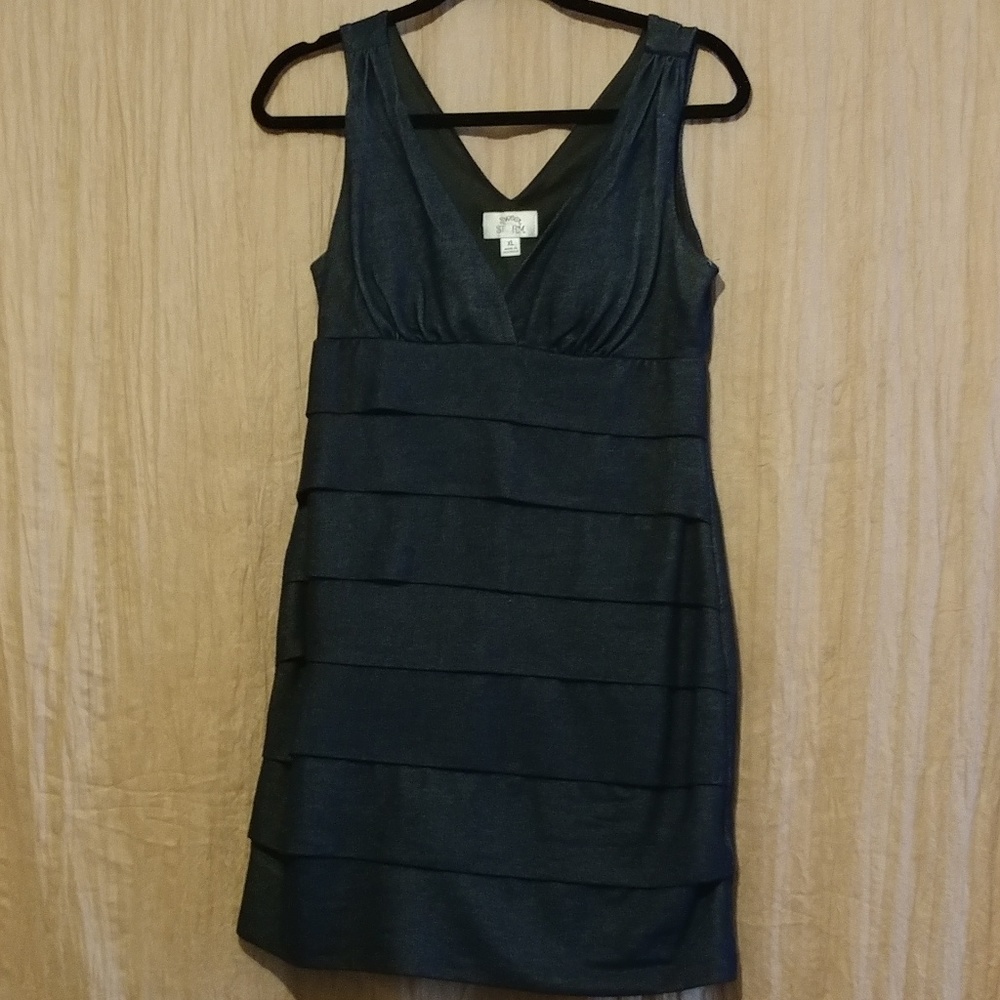 Sweet Storm Blue "jean" bandage dress