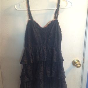 A&F tiered lace mini dress
