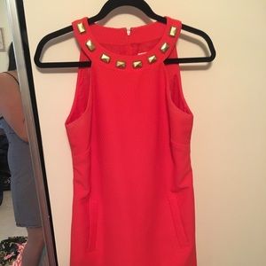 MICHAEL KORS Orange cocktail dress