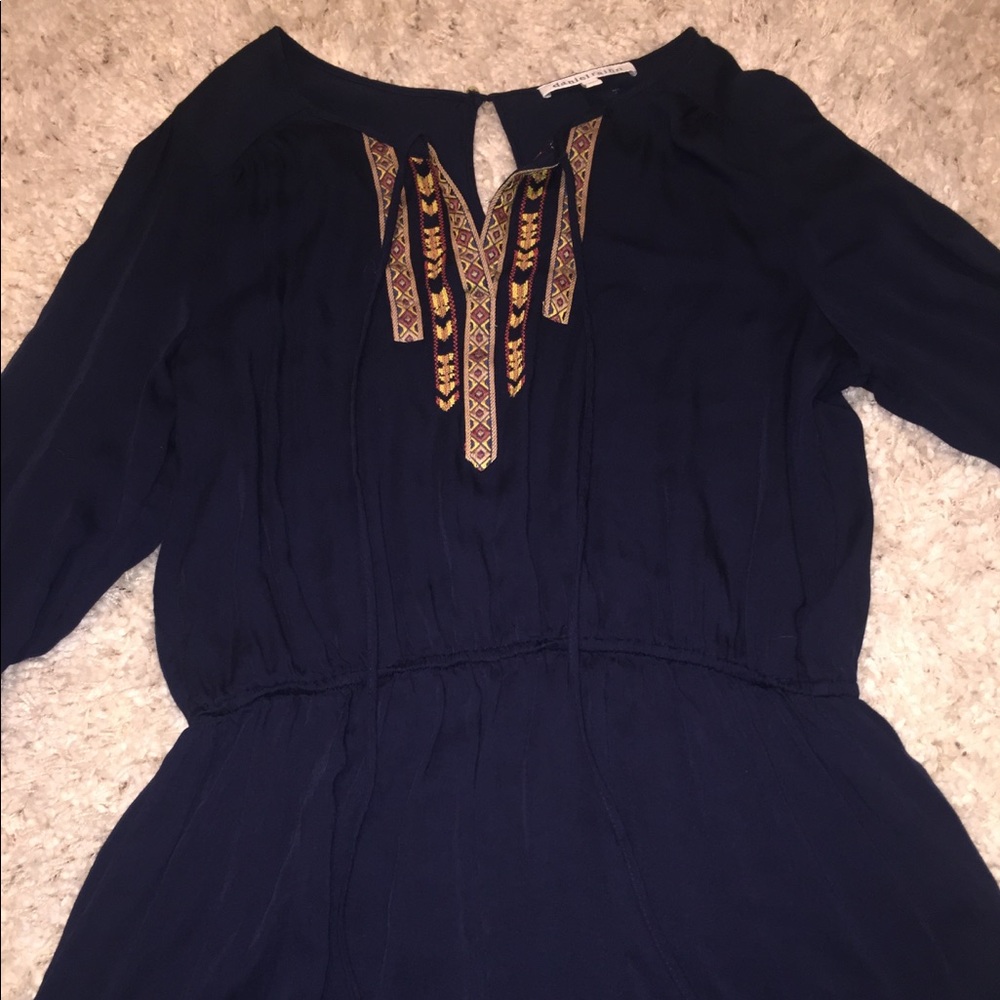 Navy Blue Daniel Rainn Romper