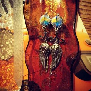 Handmade Plugs Gauges size 00g Swarovski Crystals