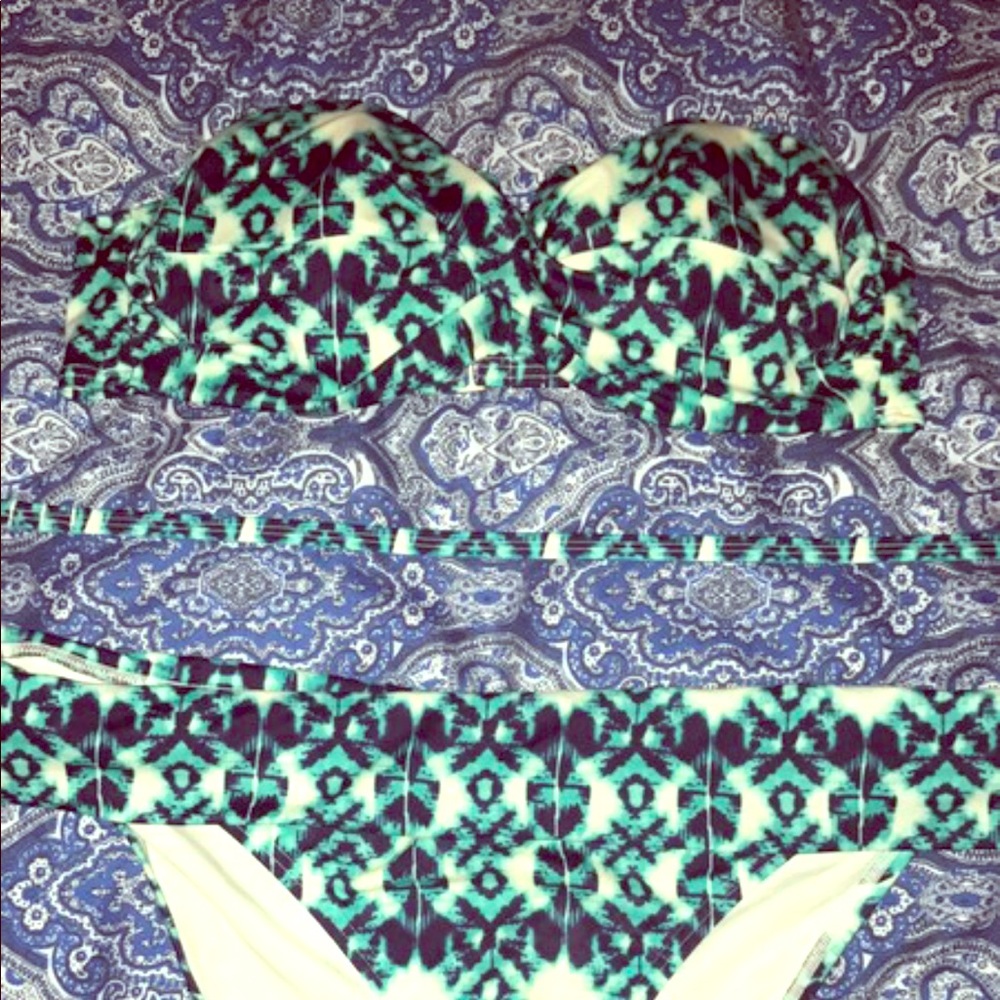 Victoria's Secret Blue Tie Dye bikini