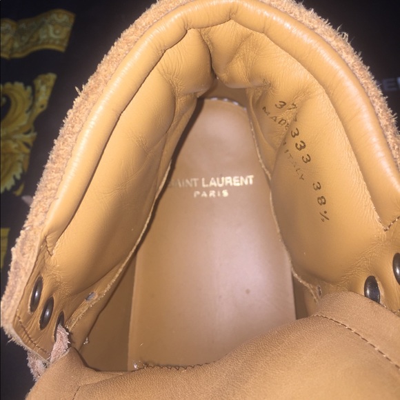 YSL, Court Classic High top fringe Sneakers. - Picture 5 of 7