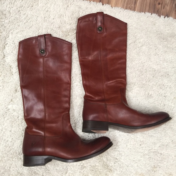 Frye Melissa Button Leather Tall Inside Zip Boots | Dillard Frye Melissa Button Boots