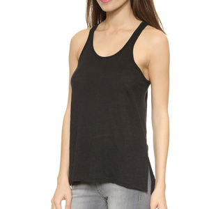 RAG & BONE Bay Linen Tank in Black, Size Small