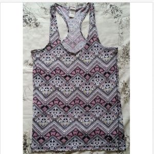 Victoria's Secret Pink  Womens Boho Racerback Tank