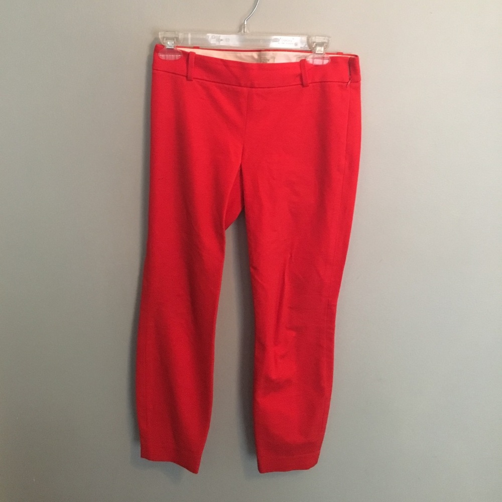 JCREW STRETCH MINNIE CROPPED PANTS. SIZE 00.