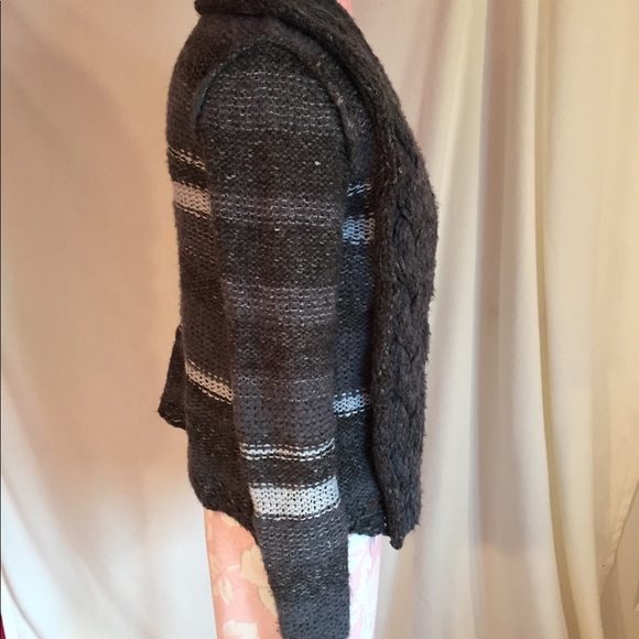 Free People Gray Knit Wool Cardigan - Picture 2 of 5