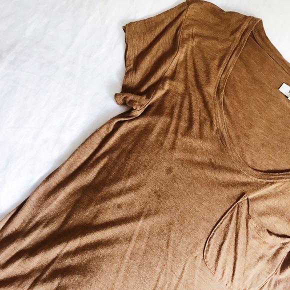 Madewell anthem short-sleeve scoop tee in fig - Picture 5 of 7