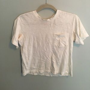 MADEWELL CROP TSHIRT. XXS.