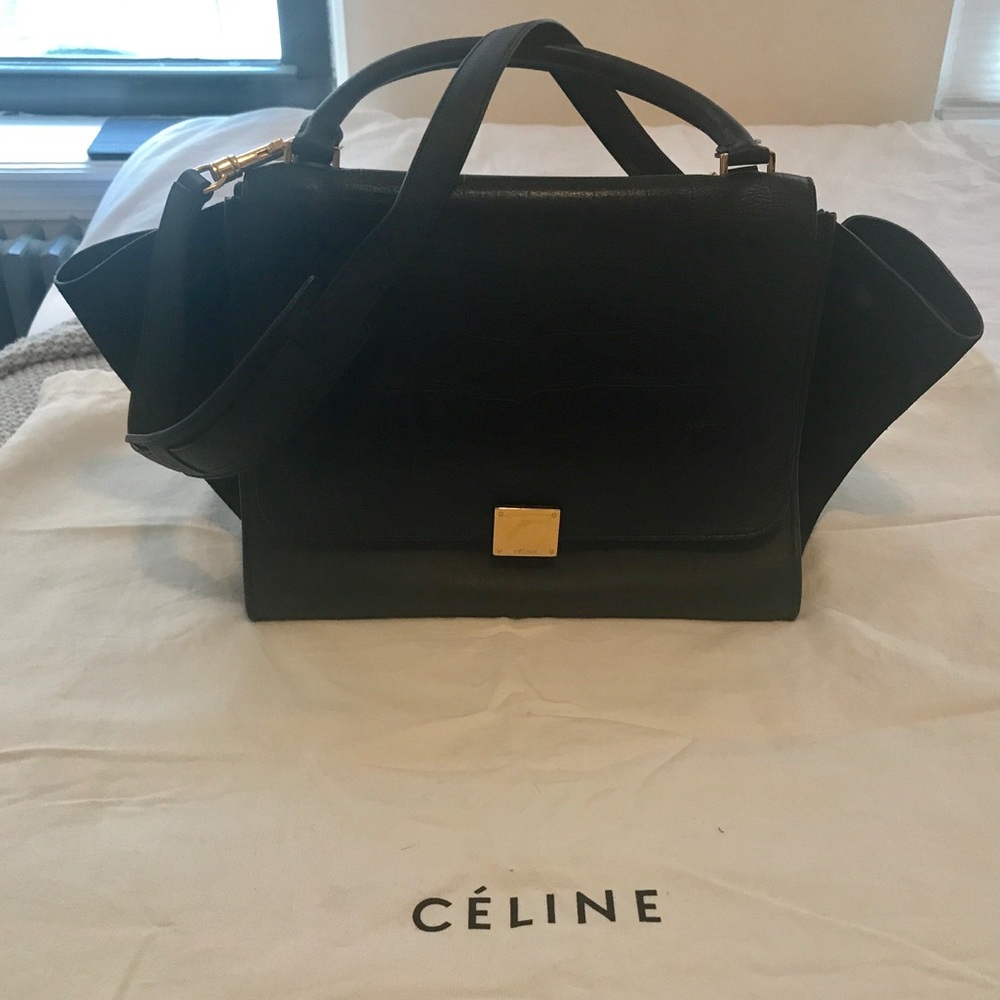 Celine medium trapeze crocodile bag