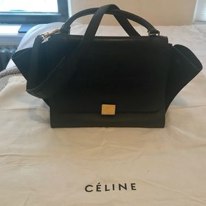 Celine medium trapeze crocodile bag