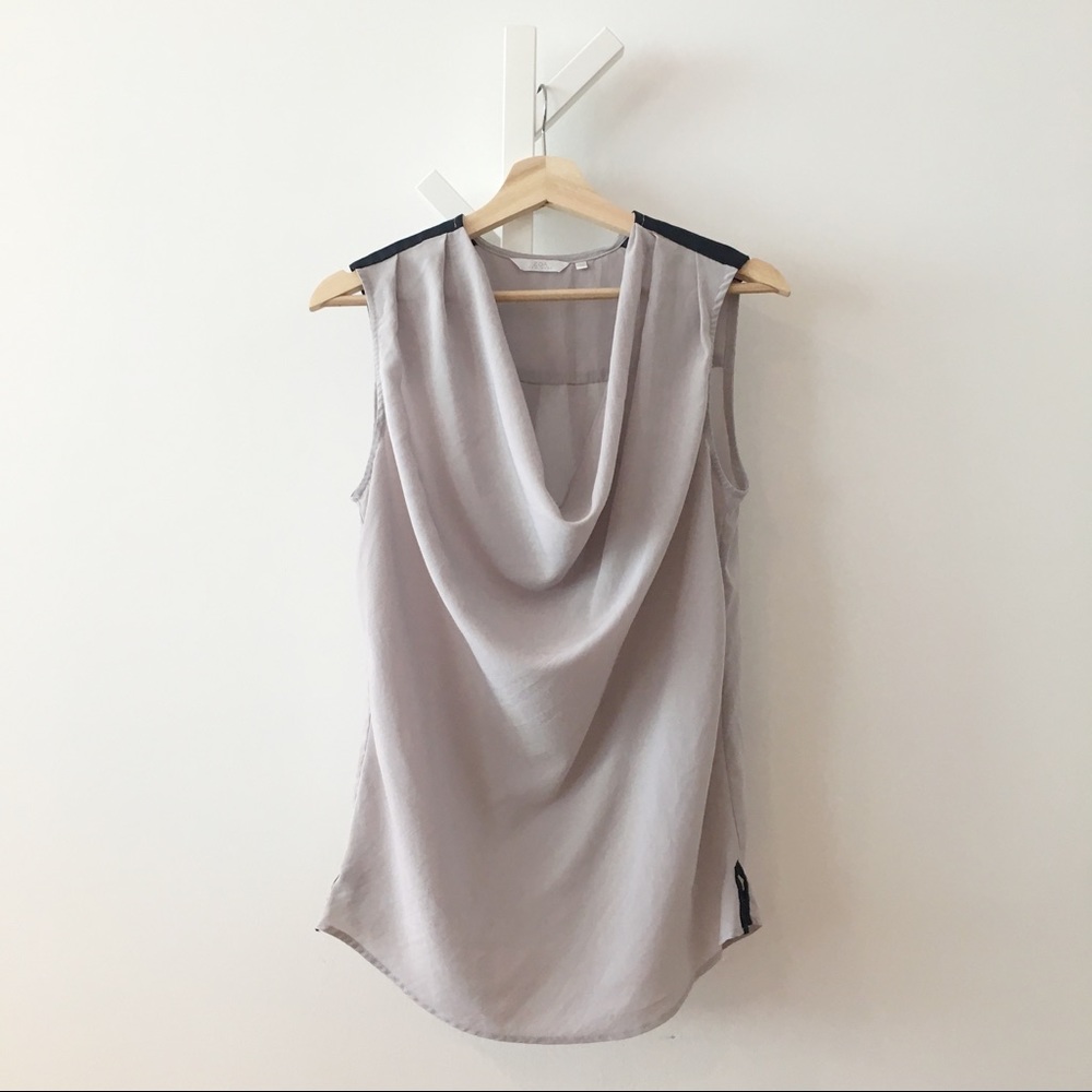 Anthropologie ZOA drape front top