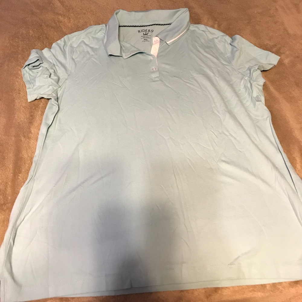 Blue riders top