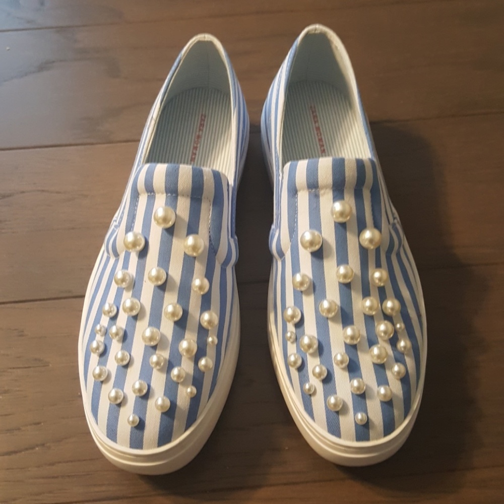 Zara Stripe pearl sneakers