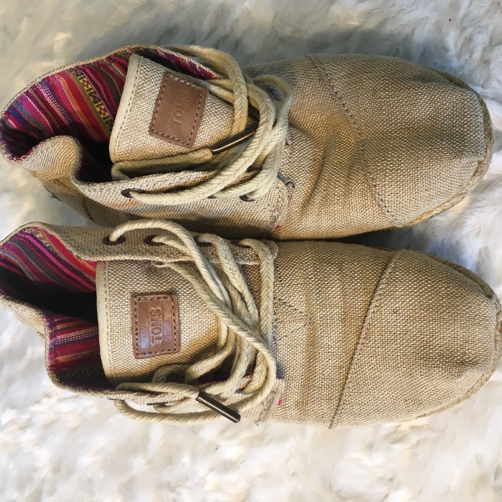 Tons canvas high top shoes