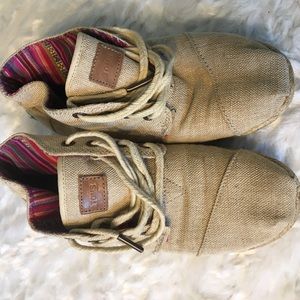 Tons canvas high top shoes