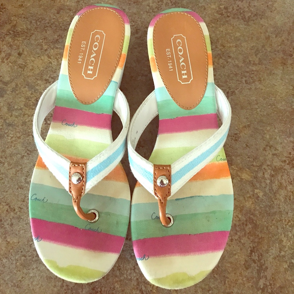 Coach wedges