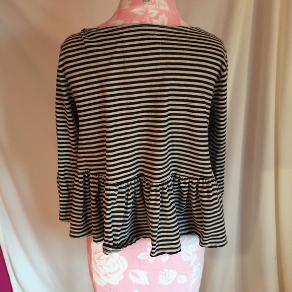 Free People Cropped Loose Peplum Shirt - Picture 4 of 5