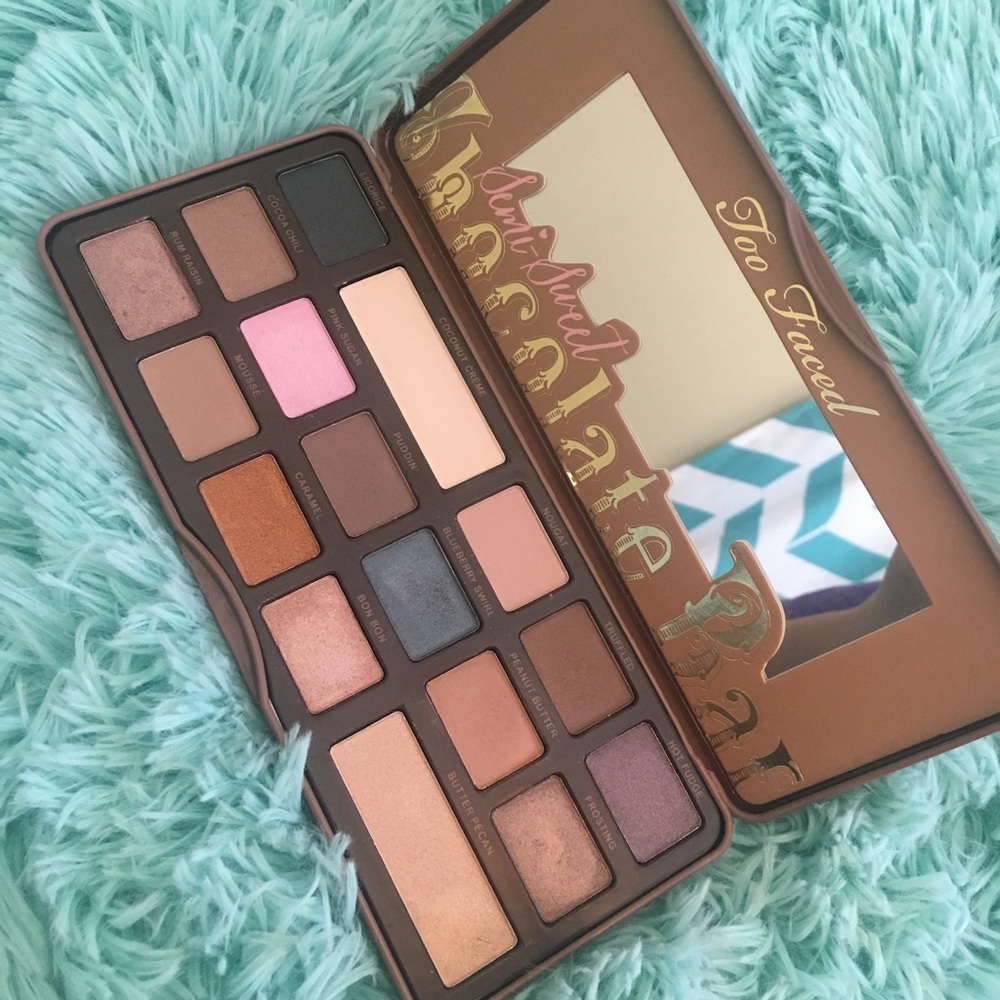 Too faced semi sweet chocolate bar dupe🍫💕