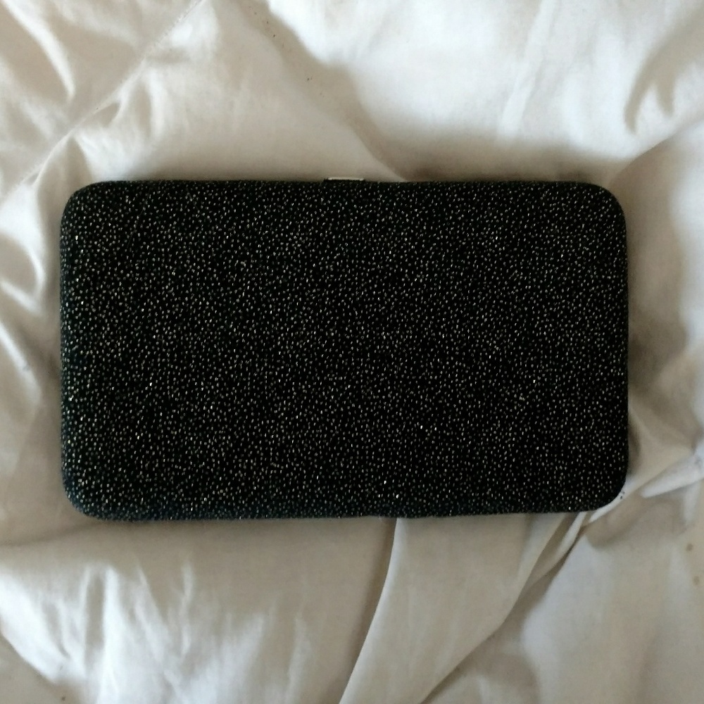 Sparkly black wallet