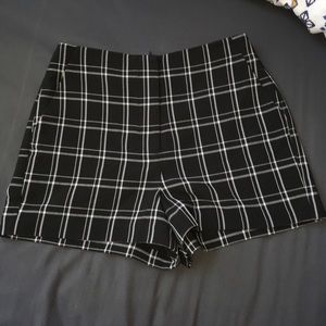 Forever 21 Plaid Mini Shorts