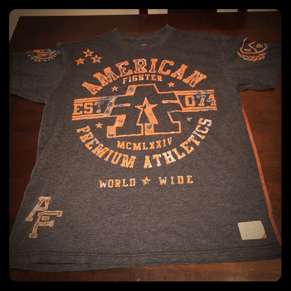 Men's American fighter shirt