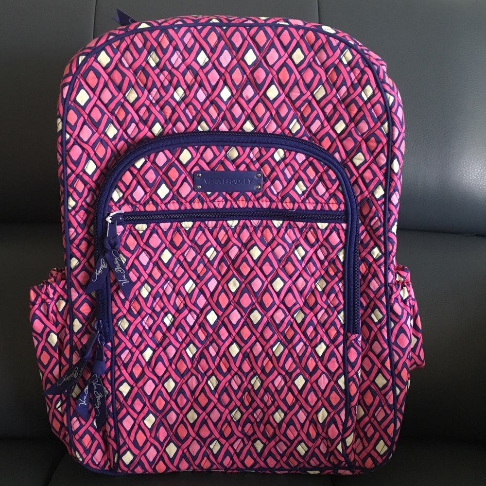 VERA BRADLEY CAMPUS BACKPACK KATALINA PINK DIAMOND