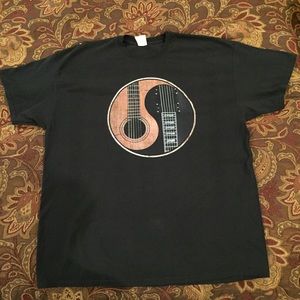 Gildan Ultra Cotton Guitar Print Graphic Tee