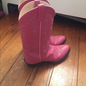 Pink Cowboy Boots