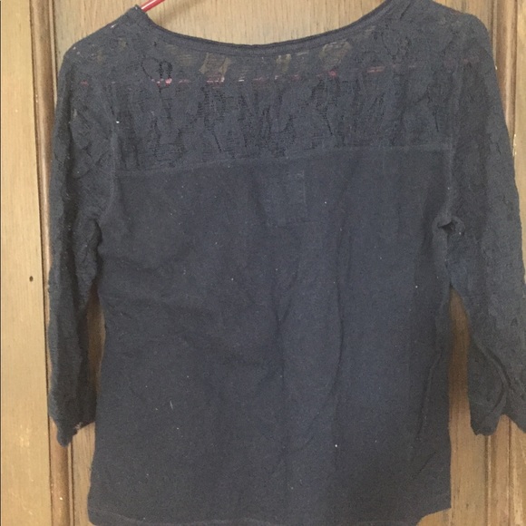 Hollister 3/4 sleeve lace top - Picture 2 of 2