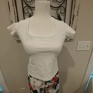 Moda Int boat neck crop top. Victoria Secret.